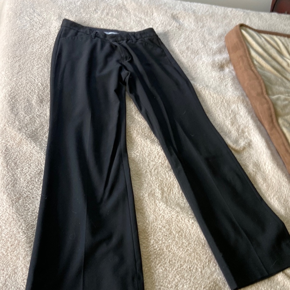 GAP Black Wide Leg Pants Relaxed Fit